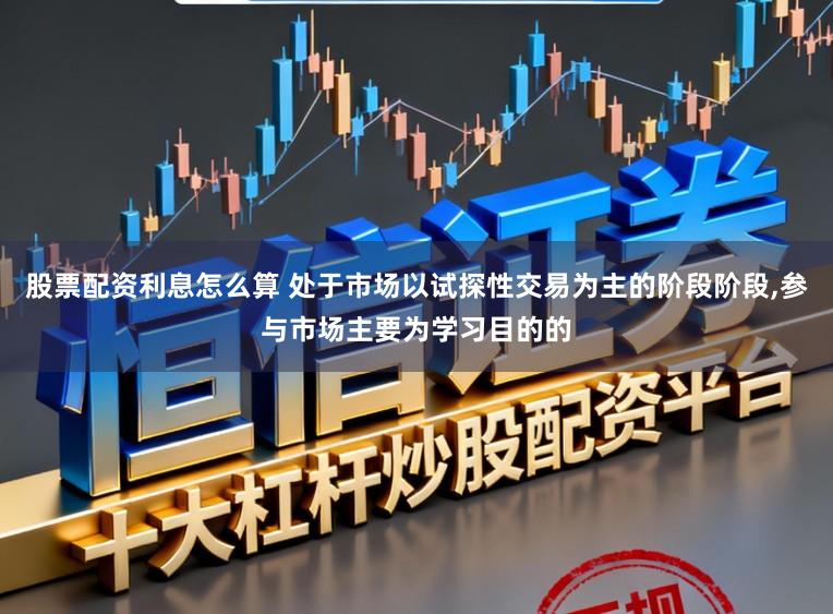 股票配资利息怎么算 处于市场以试探性交易为主的阶段阶段,参与市场主要为学习目的的