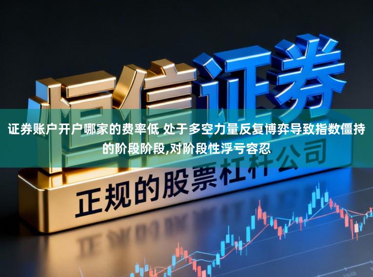 证券账户开户哪家的费率低 处于多空力量反复博弈导致指数僵持的阶段阶段,对阶段性浮亏容忍
